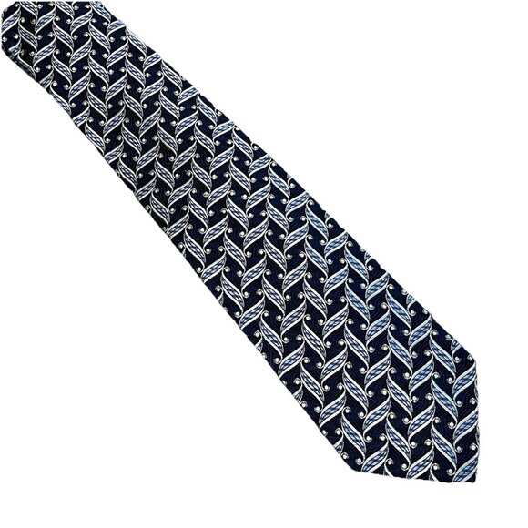 Robert Talbot Best Of Class For Nordstrom Blue Silk Necktie - Picture 1 of 5